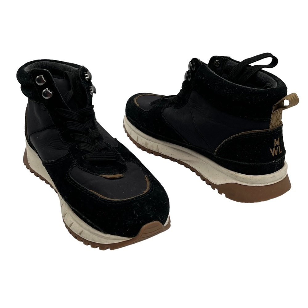 Madewell Black Lace Up Sneaker Boots Size 7 Women's, 5.5 Men’s